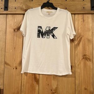 Michael Kors MK logo camo t-shirt